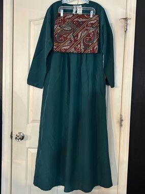 2 Piece Abaya & Scarf Set